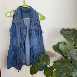 denim vest